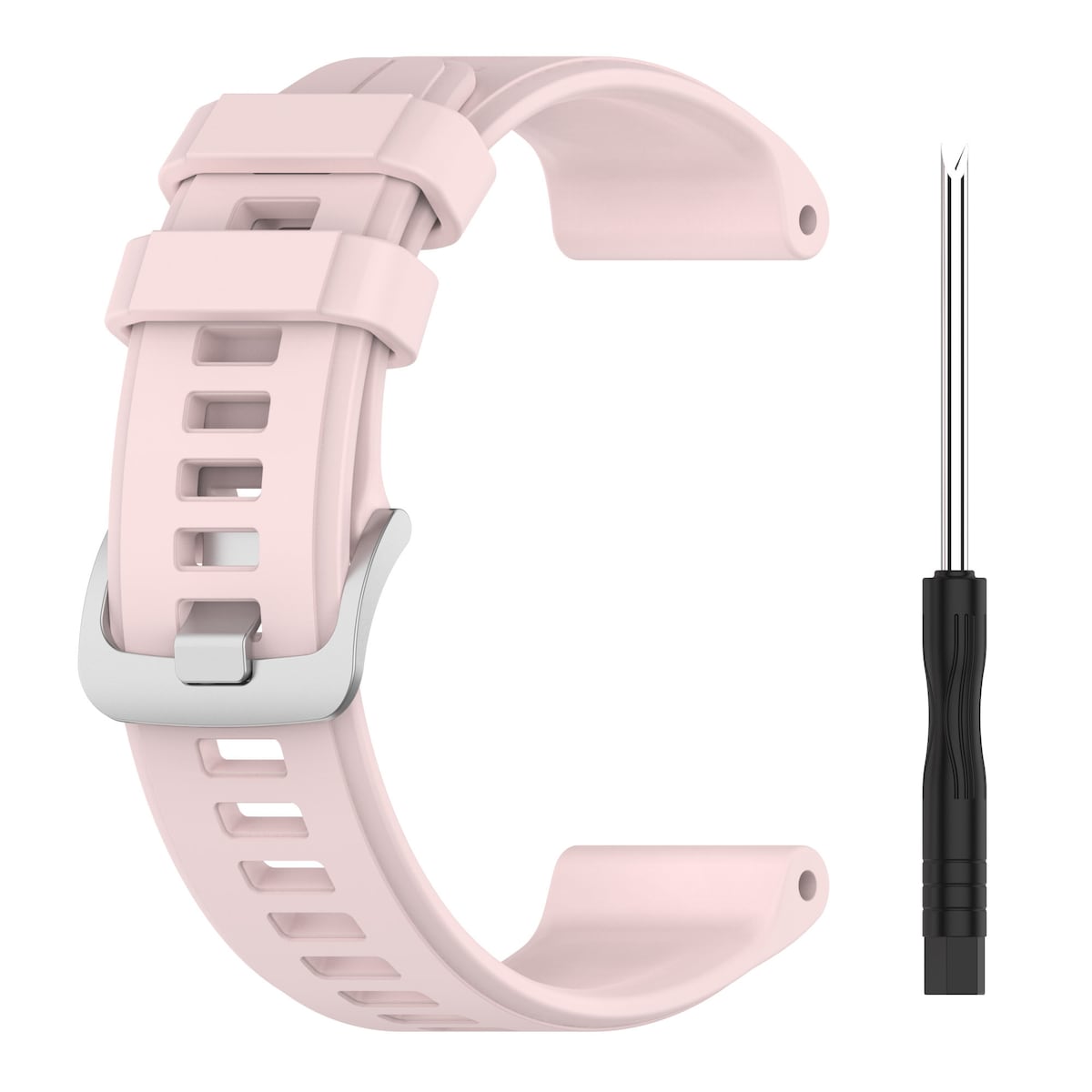 Silikonklokkerem for Garmin Descent G1 Garmin Fenix 7 Rosa