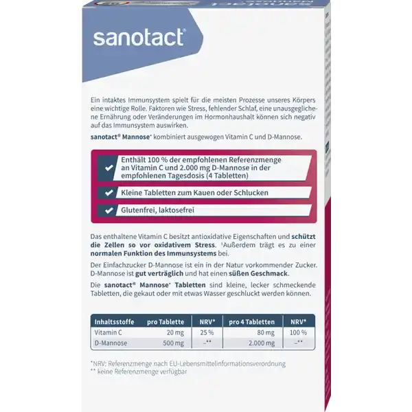 Mannose+ Tabletten