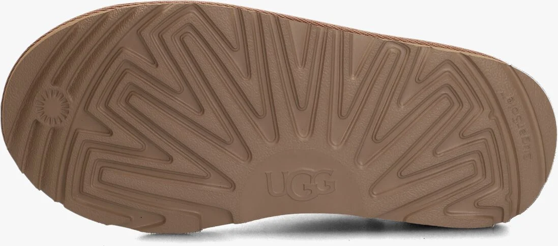 UGG cognac ugg vachtlaarzen classic mini zipper k