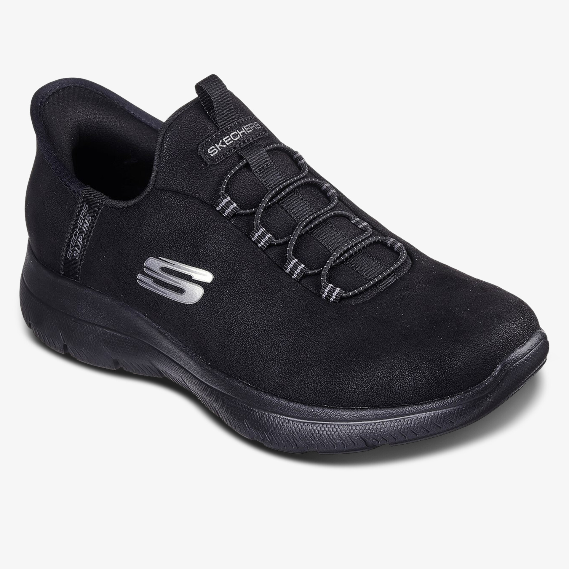 SKECHERS Damen Slip On schwarz
