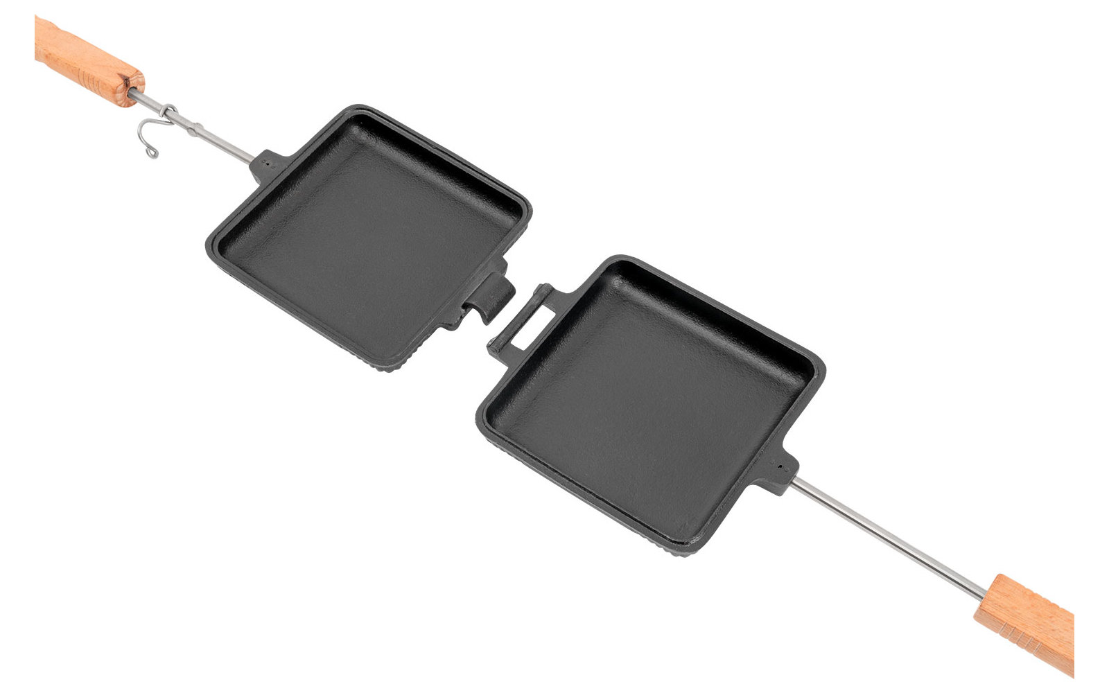 Petromax Gusseisen Sandwicheisen mit Handstab 49,5 cm