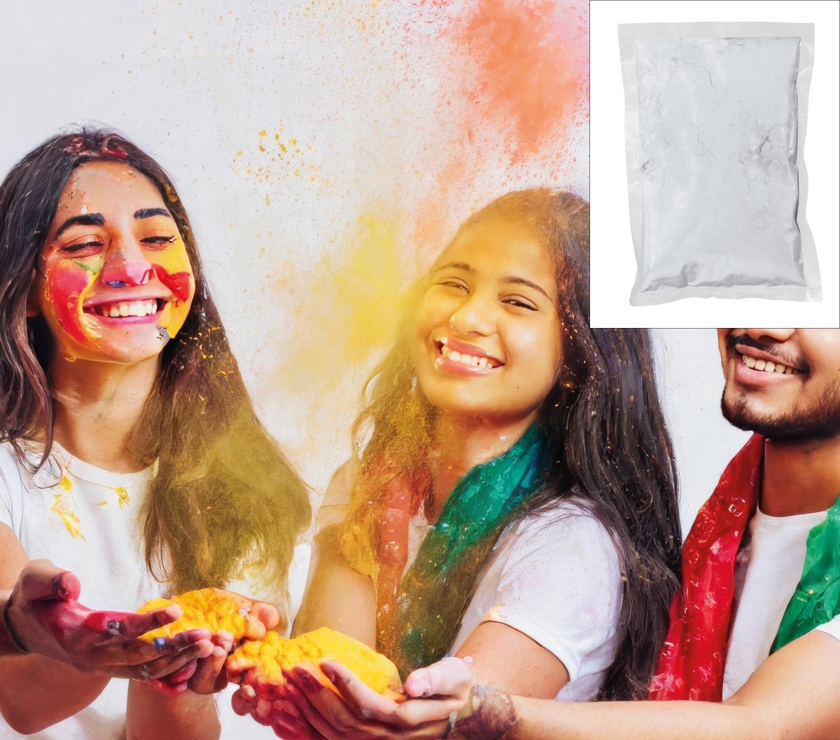 Witte Holi Poeder 200gr