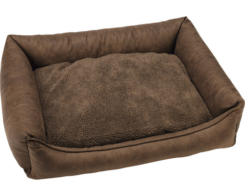 Beeztees Uma Bruin Memory Foam Hondenbed, 100 x 80 cm, Orthopedisch Bed voor Ontspannen Liggen