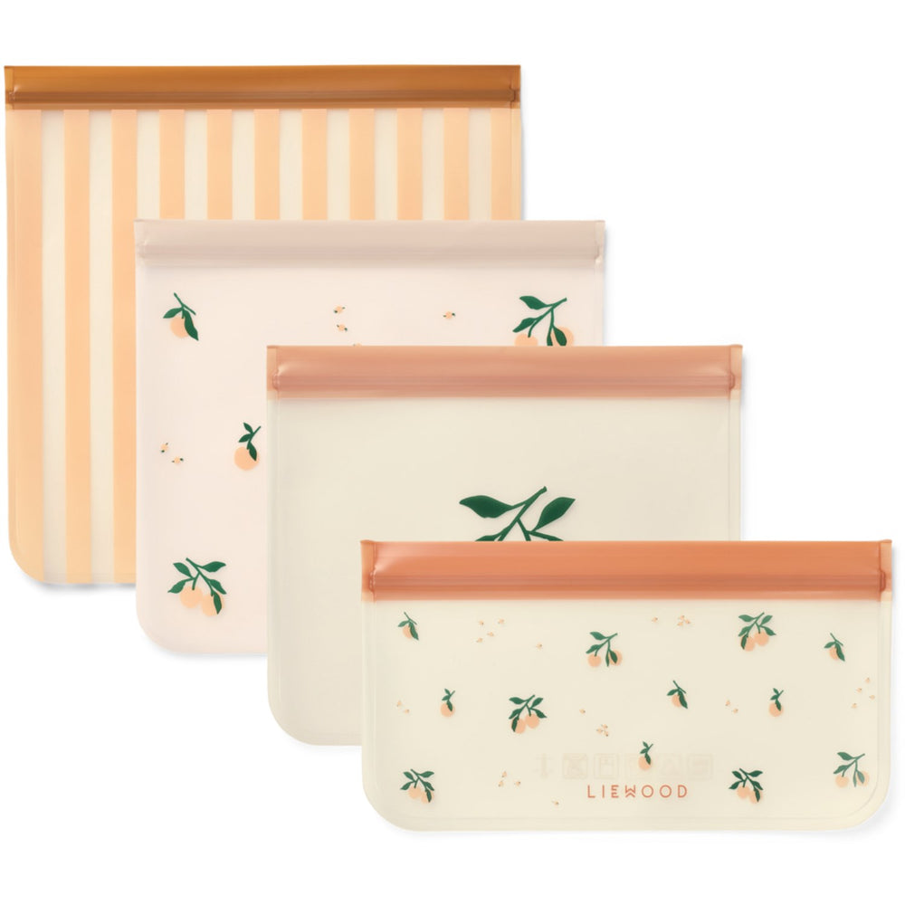 Køb LIEWOOD Peach / Sea Shell Clive Opbevaringsposer 4-Pak