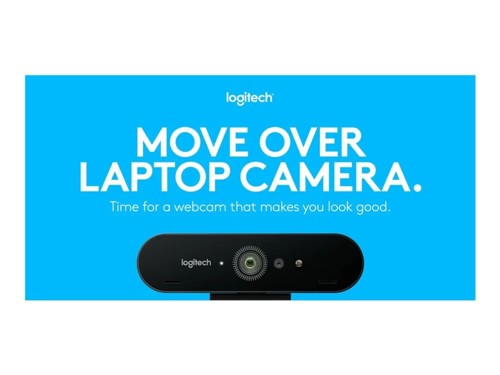 Logitech® | BRIO 4K Ultra HD webcam - Webcam - farve - 4096 x 2160 - audio - USB