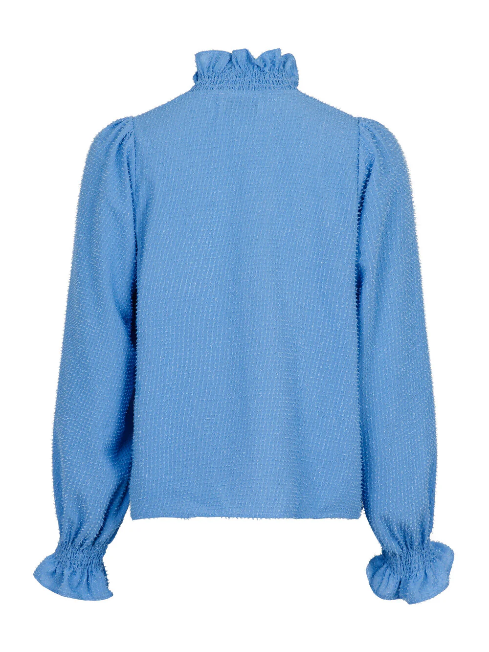 Neo Noir  Brielle Glitter bluse - Dusty Blue