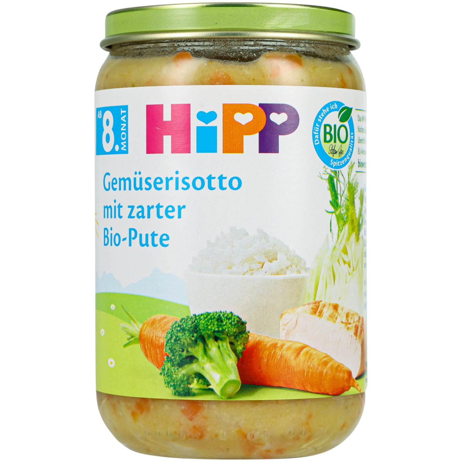 Hipp Gemüserisotto mit Bio-Pute 8+ Monate