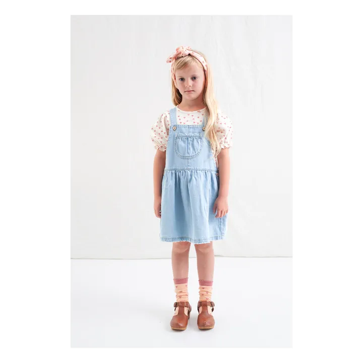 Tocoto Vintage Robe Salopette en Jean | Bleu