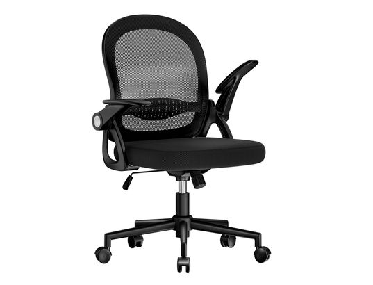 RATTANTREE - Chaise de bureau maille dossier moyen noire