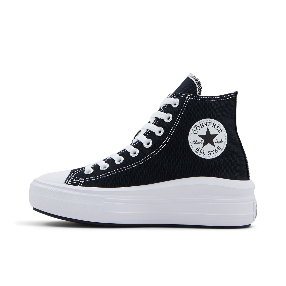 CONVERSE-Ctas_move-Baskets - Talon plat - Noir
