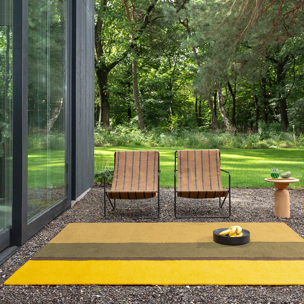 Vloerkleed Festival Stripes Yellow 496516 Habitat  | Brink & Campman