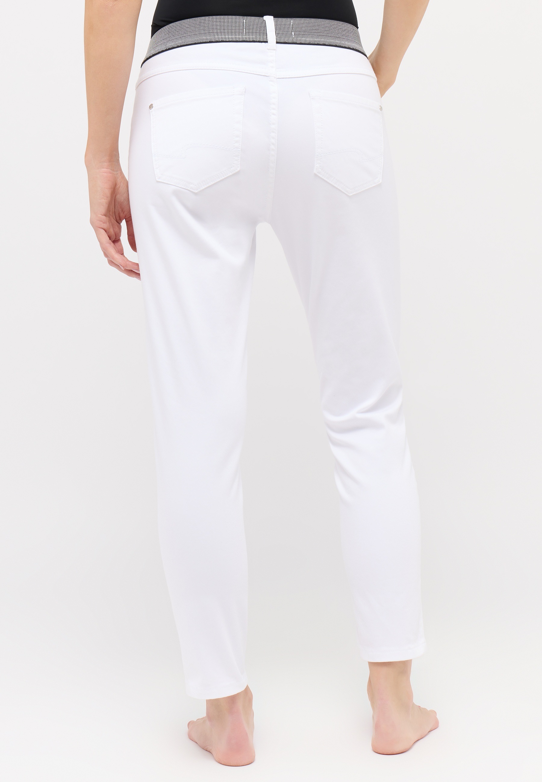 ANGELS 7/8-Hose »ORNELLA SPORTY«  mit auffälligem Bund