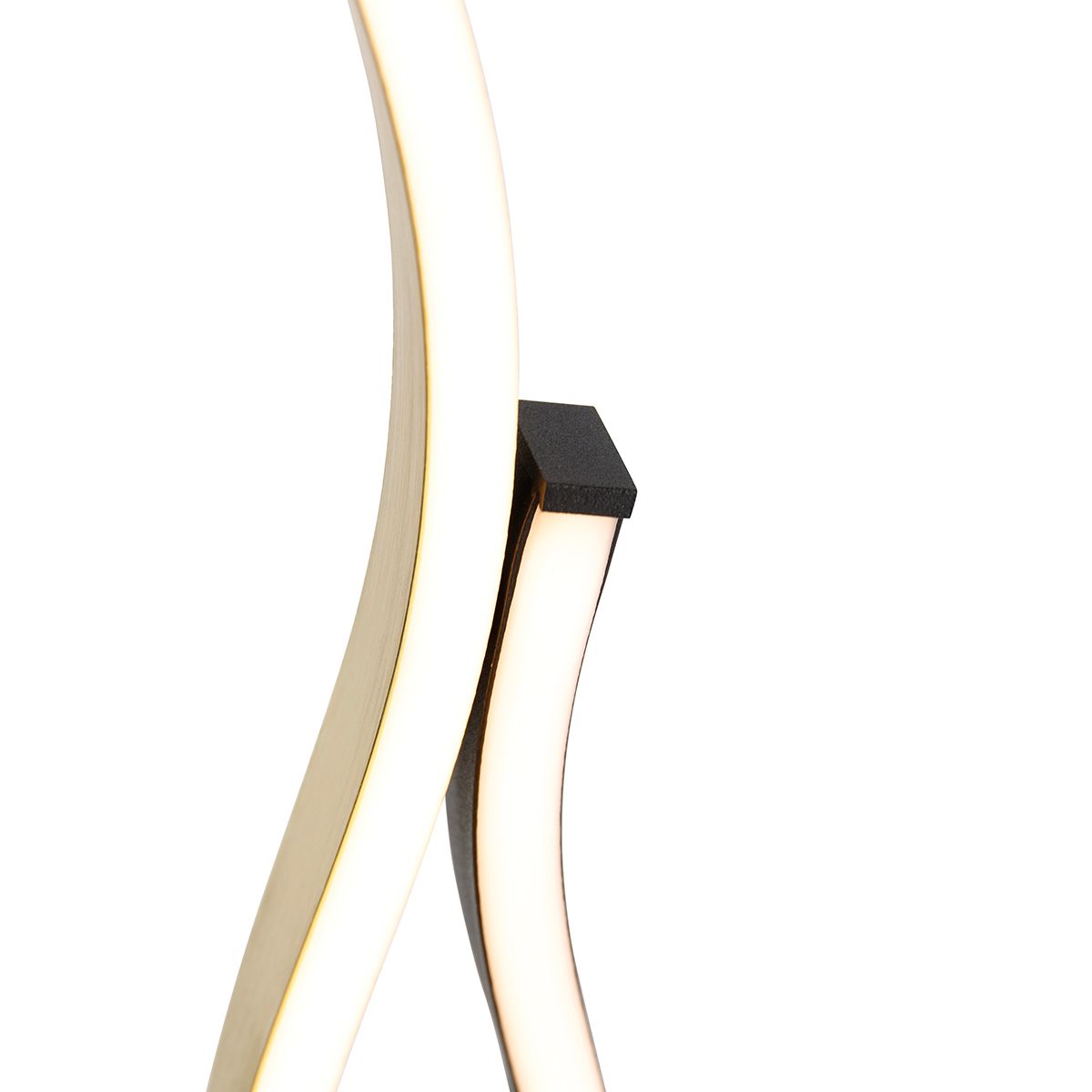 Design tafellamp zwart met goud incl. LED dimbaar - Blaze