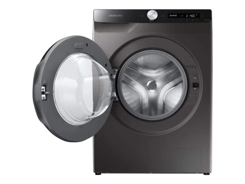 Samsung WW5300T WW80T534AAX - Vaskemaskine - Wi-Fi - bredde: 60 cm - dybde: 55 cm - højde: 85 cm - frontbetjening - 61 liter - 8 kg - 1400 rpm - sort/inox