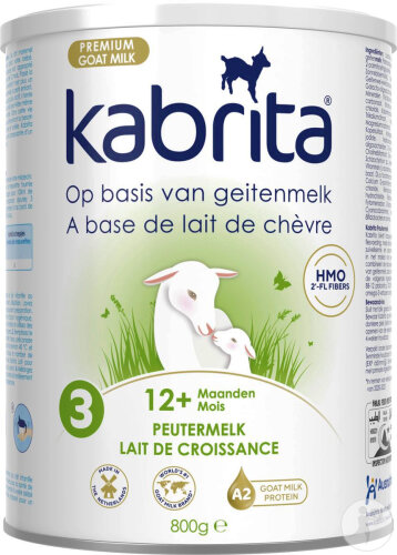 Kabrita 3 Lait De Croissance A Base De Lait De Chèvre Bébés 12+ Mois Poudre 800g