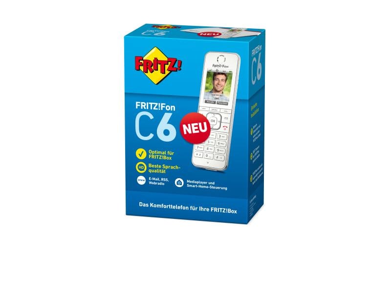 AVM Mobilteil FRITZ!Fon C6 Schnurlostelefon mit zahlreichen Funktionen