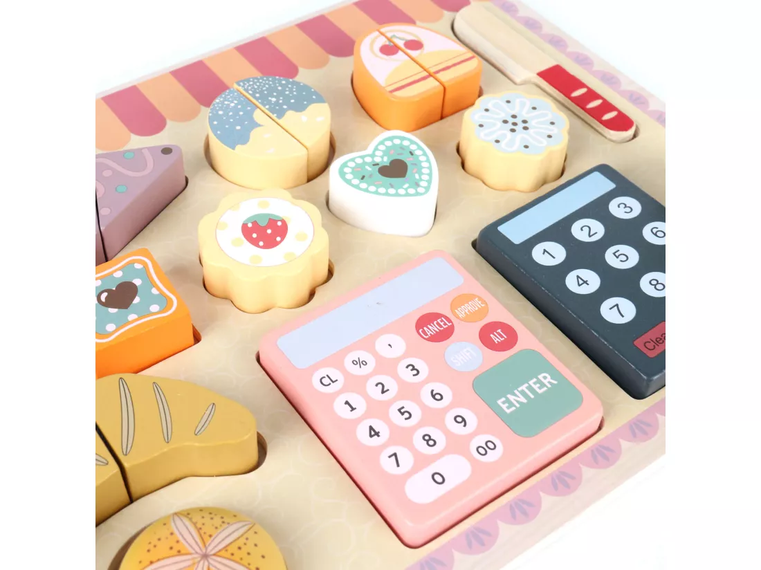 Jeu Set de Boulangerie pour Enfants Myrcia À partir de 3 ans Bois Multicolore