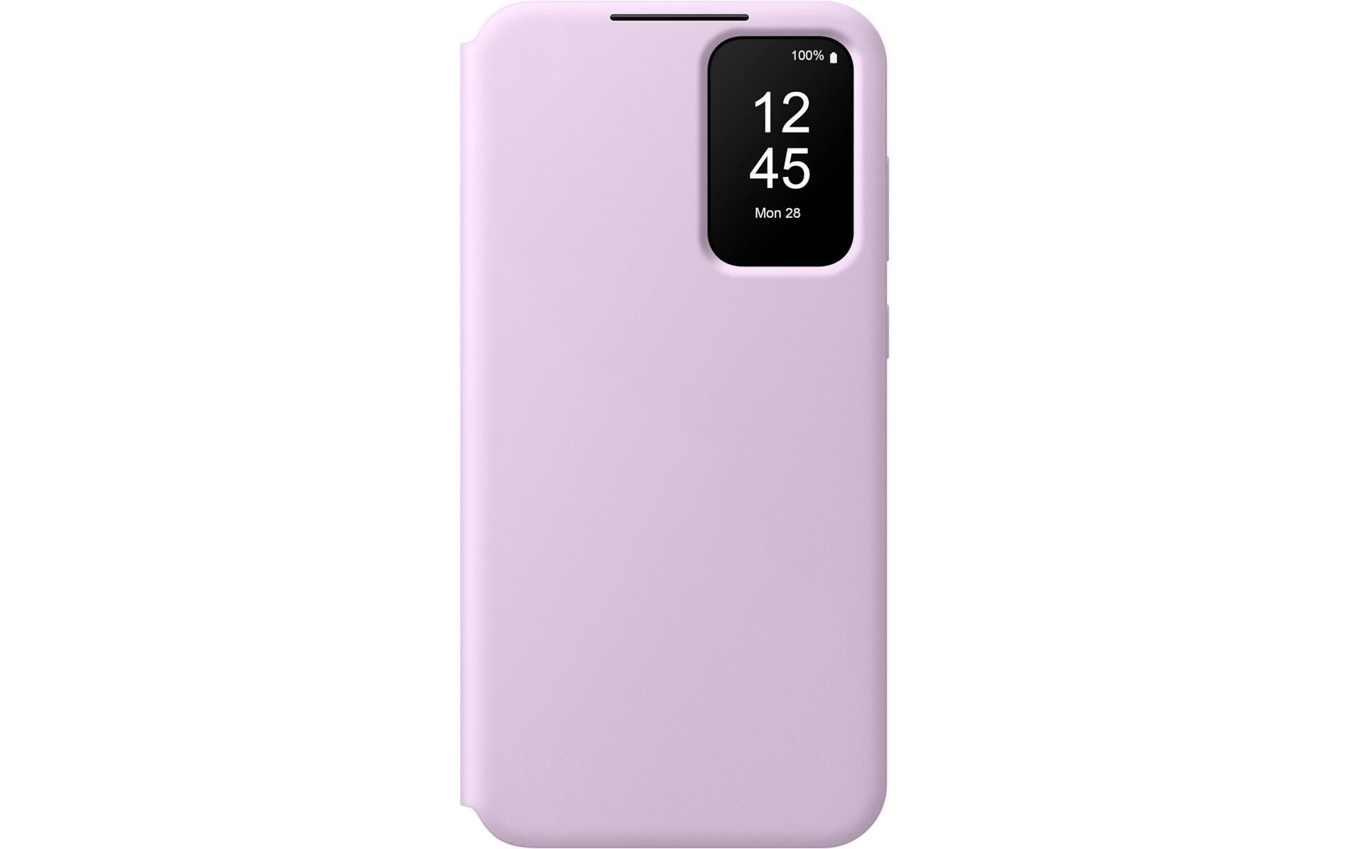 Book Cover Smart View Galaxy A35 5G LavenderSchutzhülle mit Sichtfenster für das Samsung Galaxy A35 5G