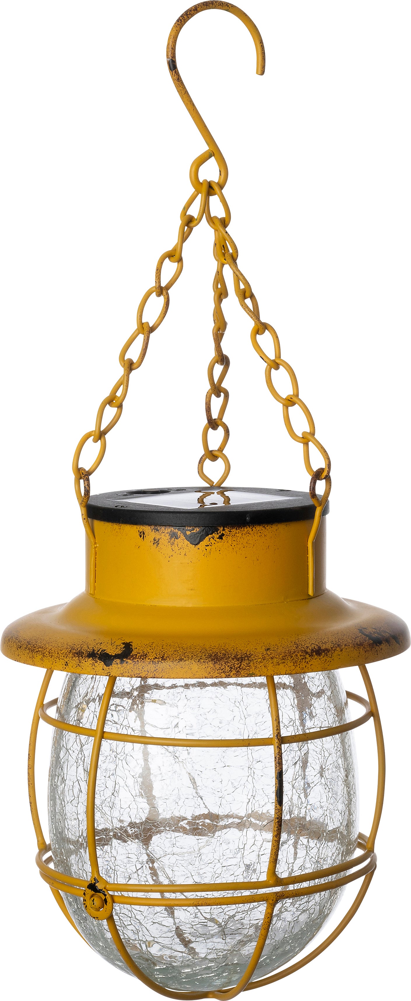 Intratuin solar lantaarn Metz geel D 15 H 18,5 cm