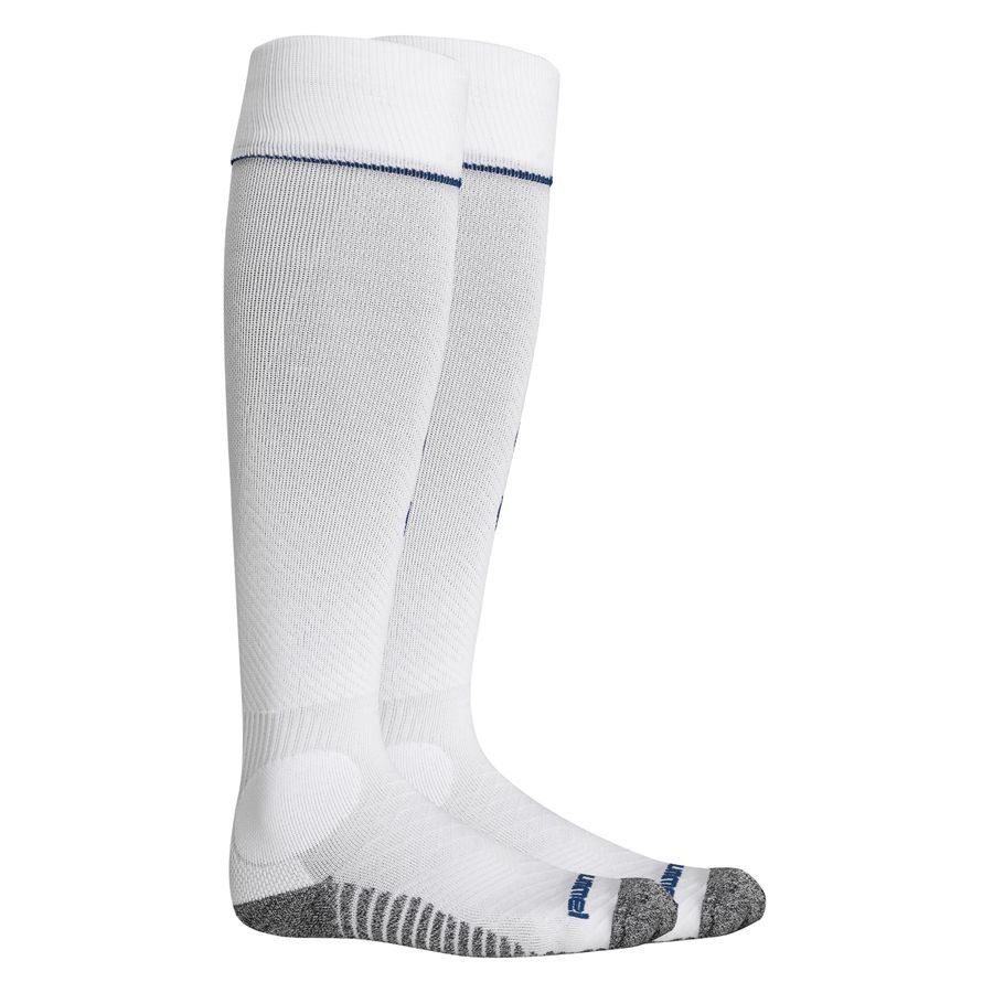 Hummel Pro Chaussettes de Football - Blanc/Bleu