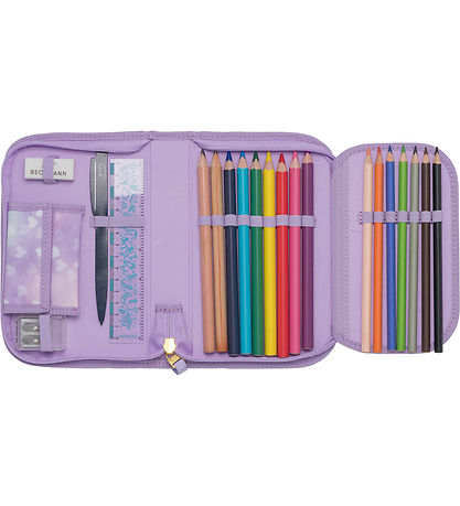 Beckmann Skoletaskes?t - Classic Maxi - Unicorn Princess Purple