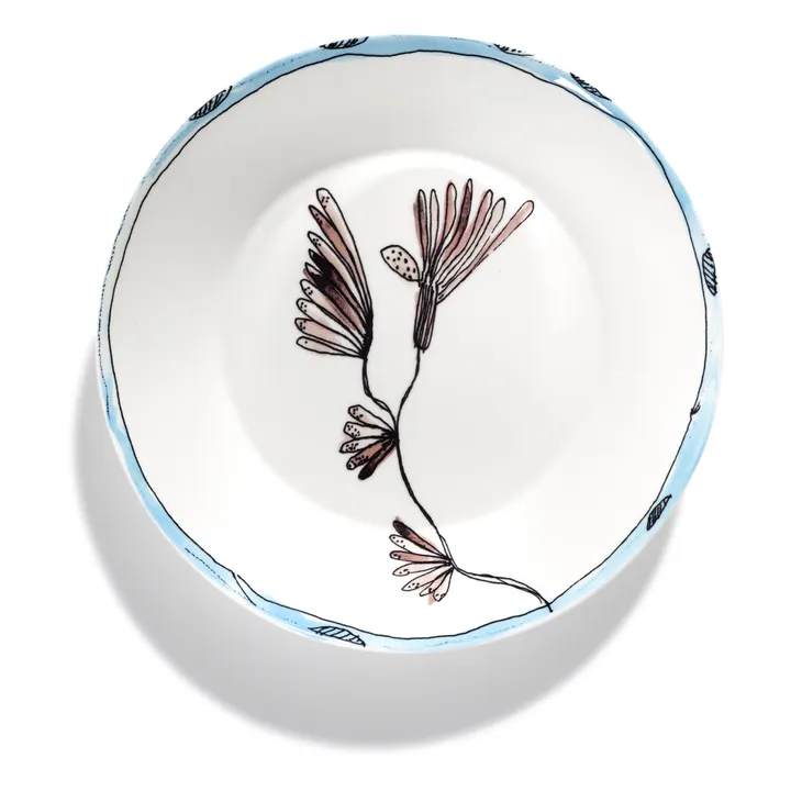 Serax Assiettes creuse Camelia, Serax for Marni - Set de 2 | Aubergine