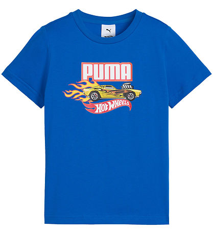 Puma x Hot Wheels T-Shirt - Team Royal m. Print