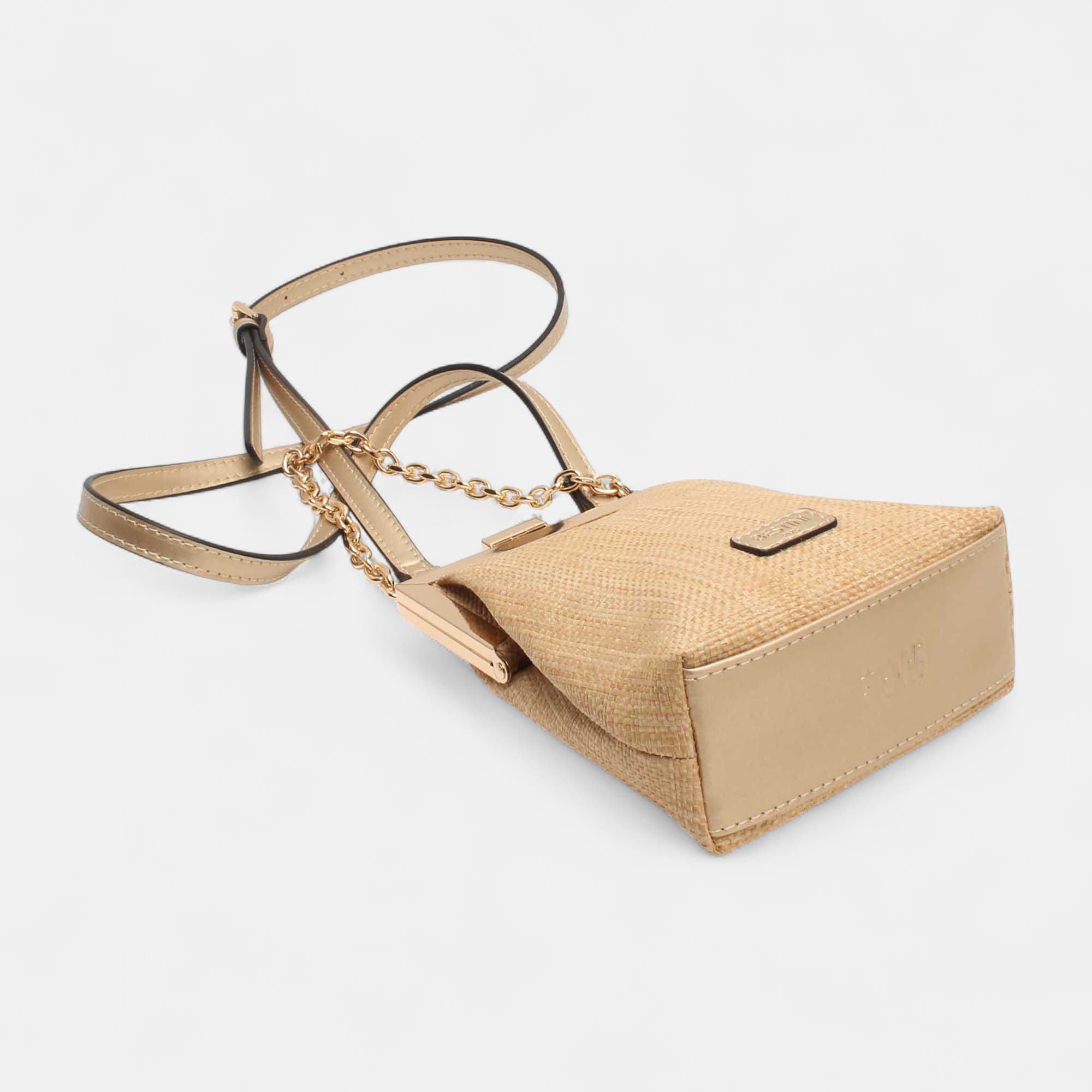 Sac bandoulière or