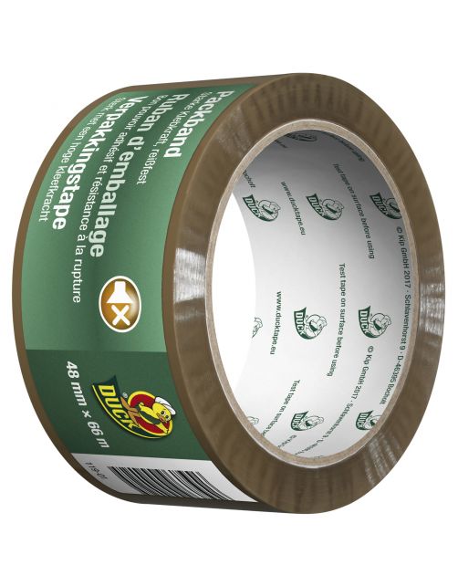 Duck Tape Verpakkingstape Bruin 48mmx66m - Verfaccessoires - 48 mm Bruin