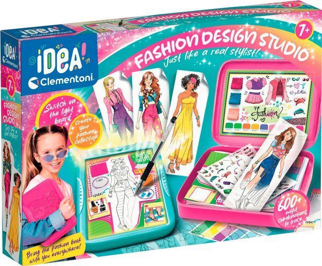 Clementoni - Fashion Designer - Hobbypakket - Kleurboek - Voor Kinderen
