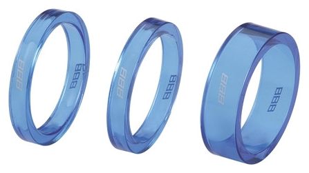 BBB Kit de 3 entretoises composite Bleu