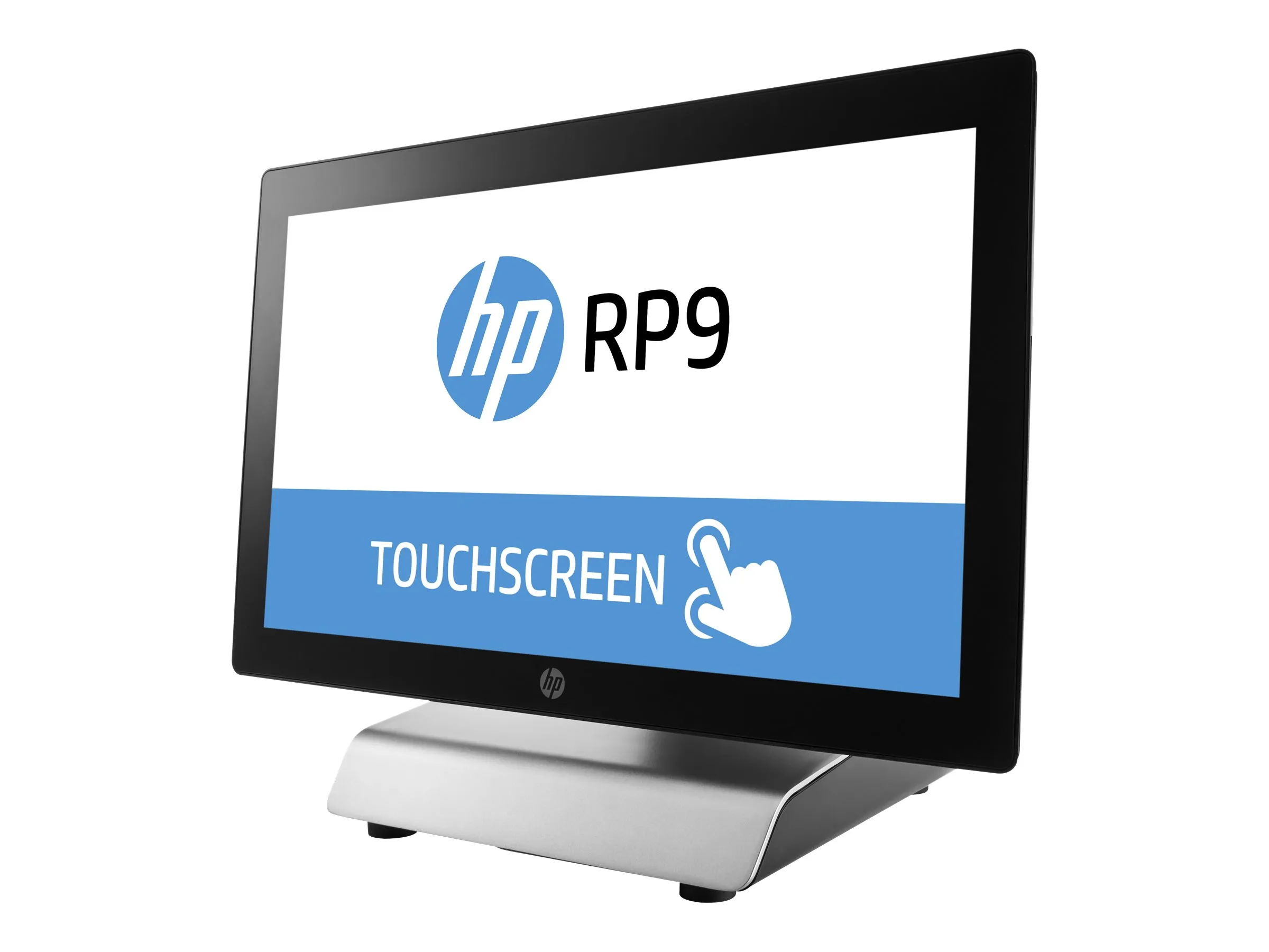 HP RP9 G1 Retail System 9018 - Alt-i-én - 1 x Core i3 6100 / 3.7 GHz - RAM 4 GB - HDD 500 GB - HD Graphics 530 - GigE - FreeDOS 2.0 - skærm: LED 18.5