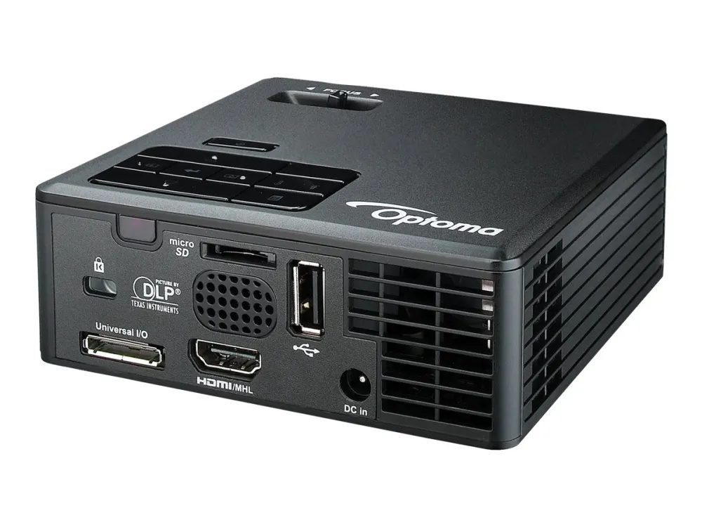 Optoma ML750e - DLP-projektor - LED - 3D - 700 lumen - WXGA (1280 x 800) - 16:10 - 720p