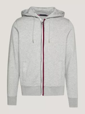 Moletom com capuz e zíper Global Stripe
