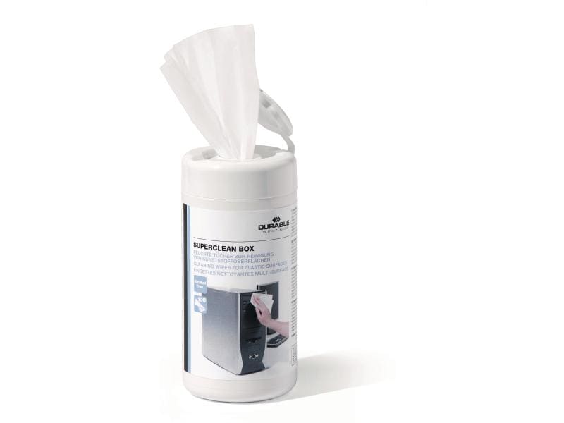 DURABLE Reinigungstücher Superclean Box 100 Stück Reinigungstücher