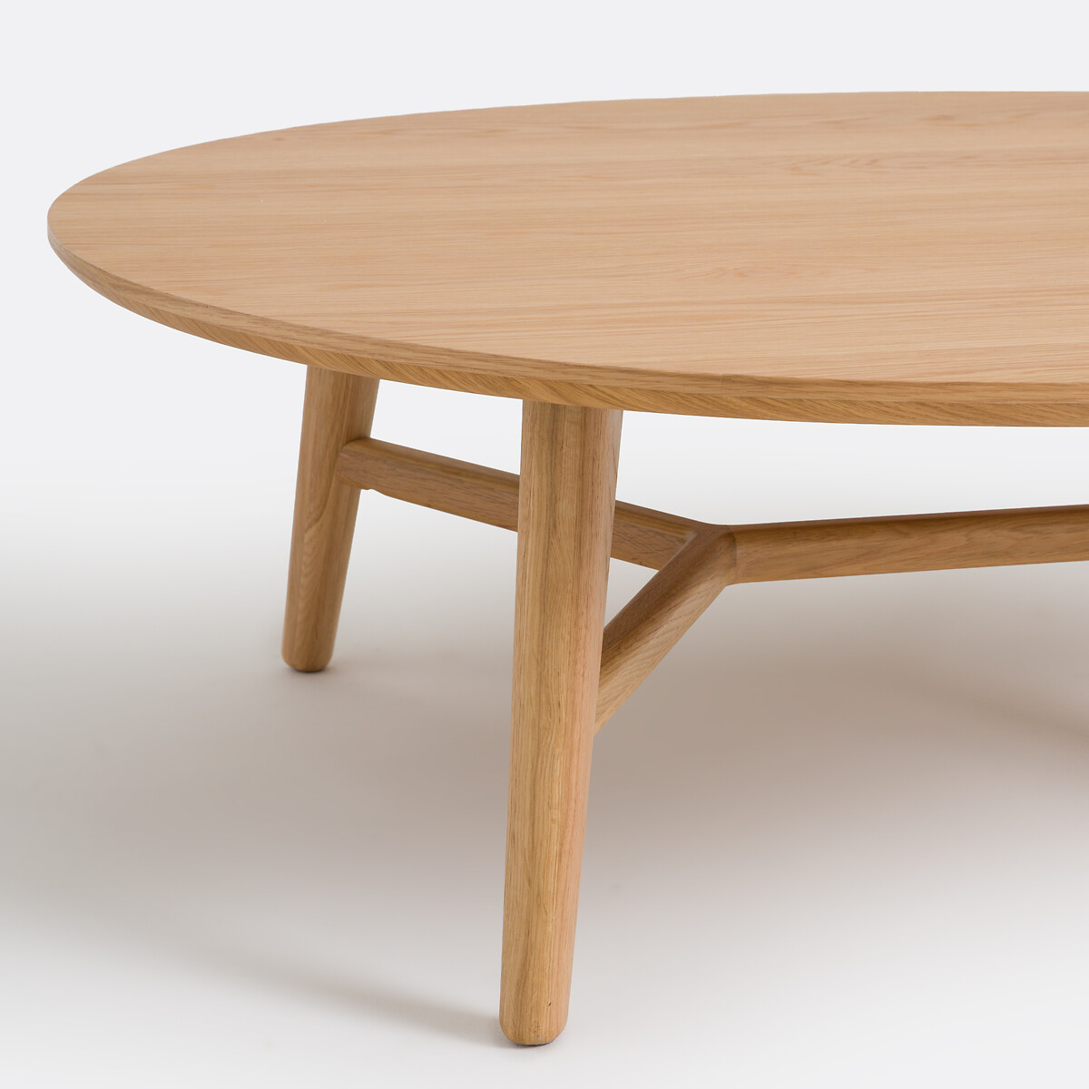 LA REDOUTE INTERIEURS<br>Mesa de centro oval, carvalho, Yvan