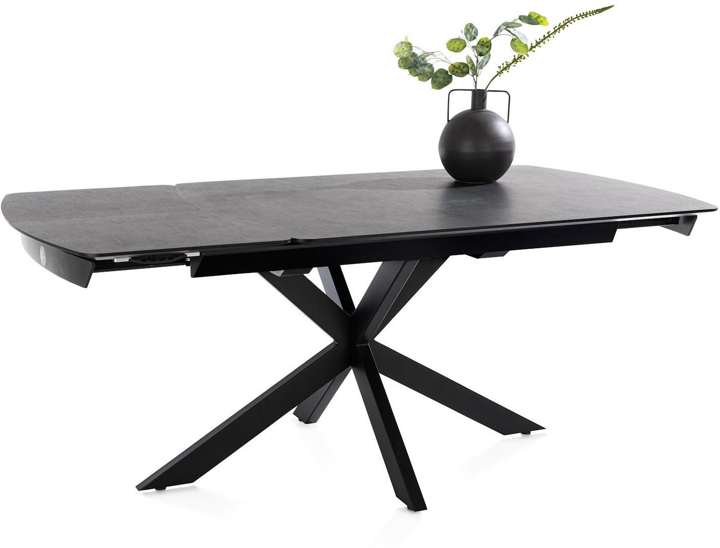 Henders en Hazel Pavalon Antraciet Uitschuiftafel