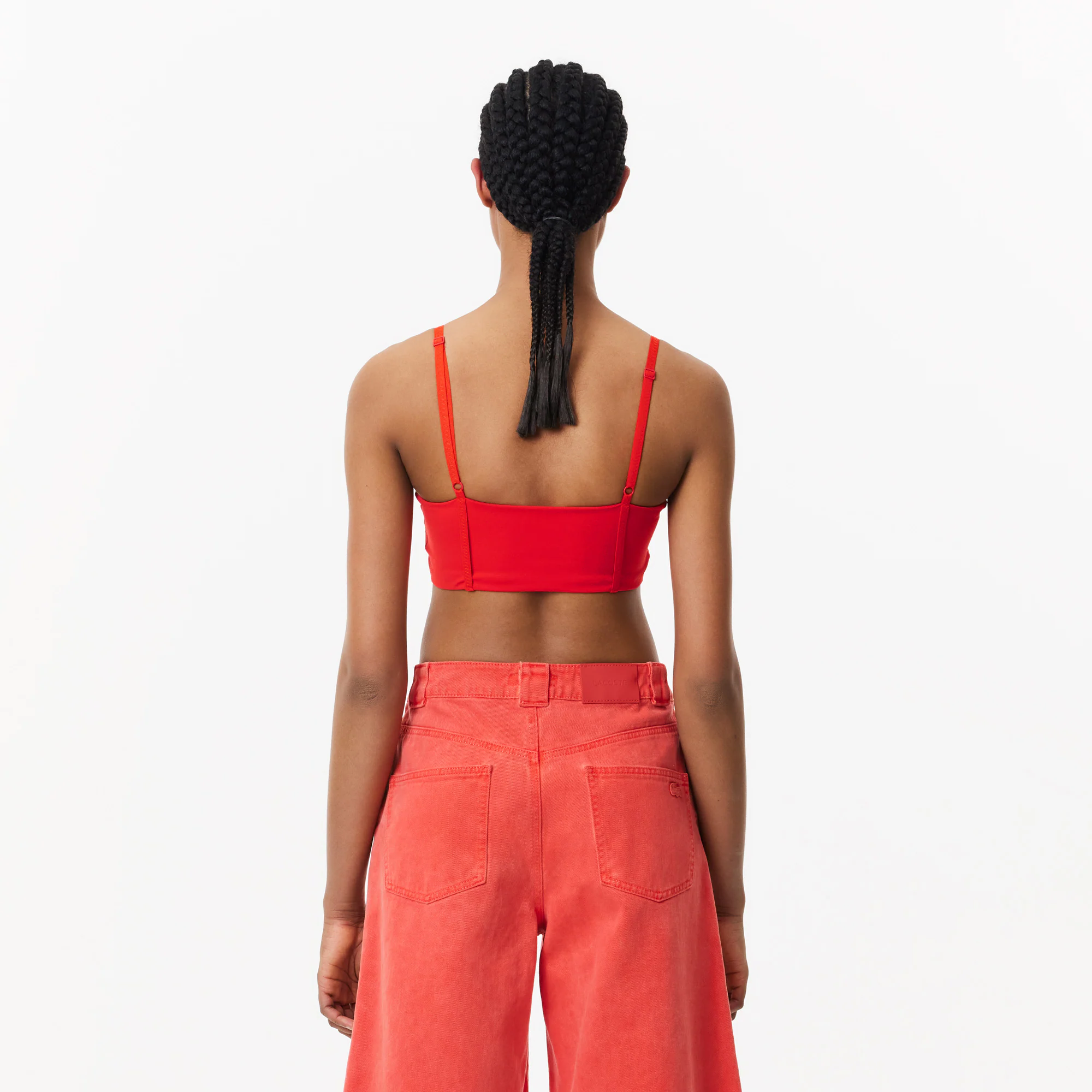 Funktioneller Bralette mit Aufdruck Sport-BHs & Leggings - Rot - Lacoste - Damen