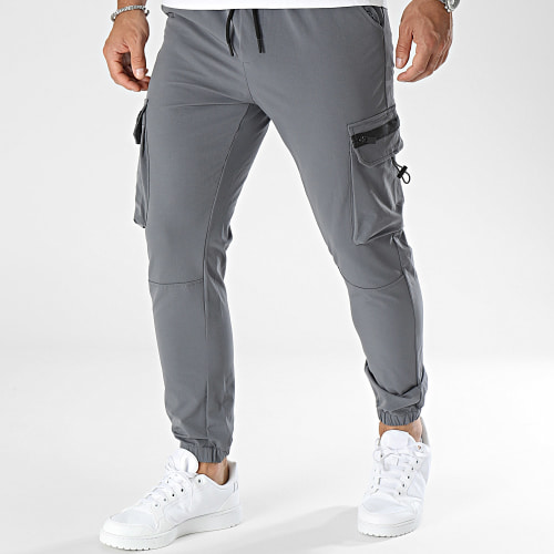 Pantalon Cargo Gris Anthracite