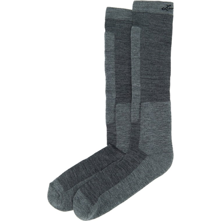 Lundhags Merino Trekking Sock High Light Grey Melange