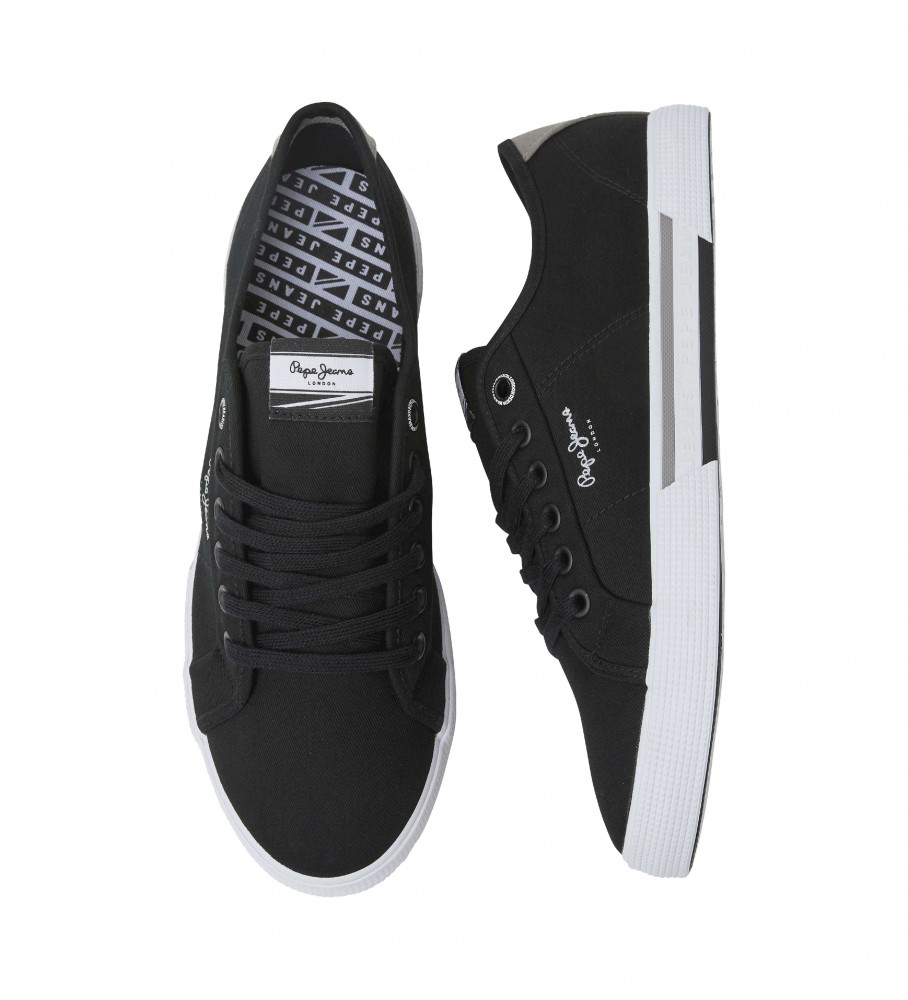 Tênis básico Pepe Jeans Brady preto