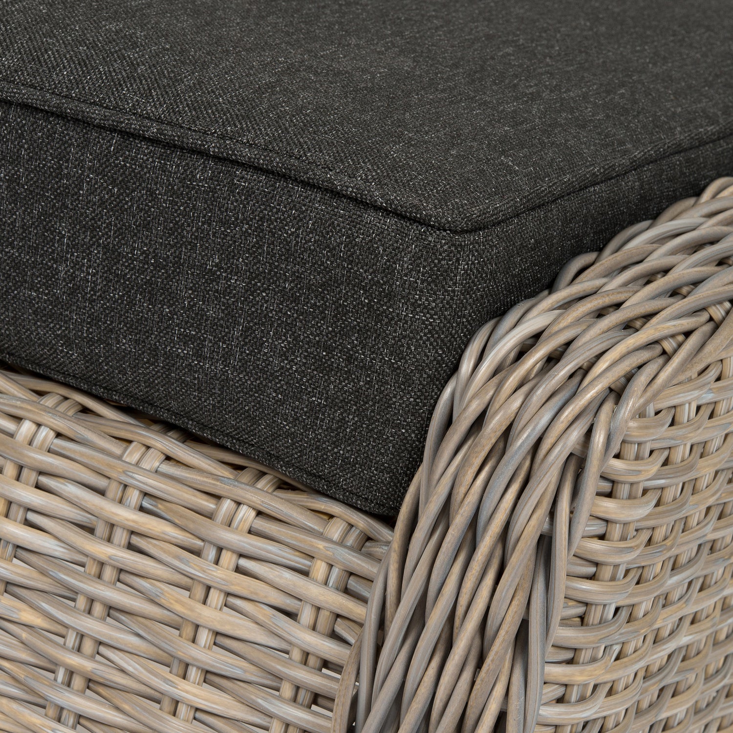 Intratuin voetenbank Sanur naturel 63 x 45 x 36 cm