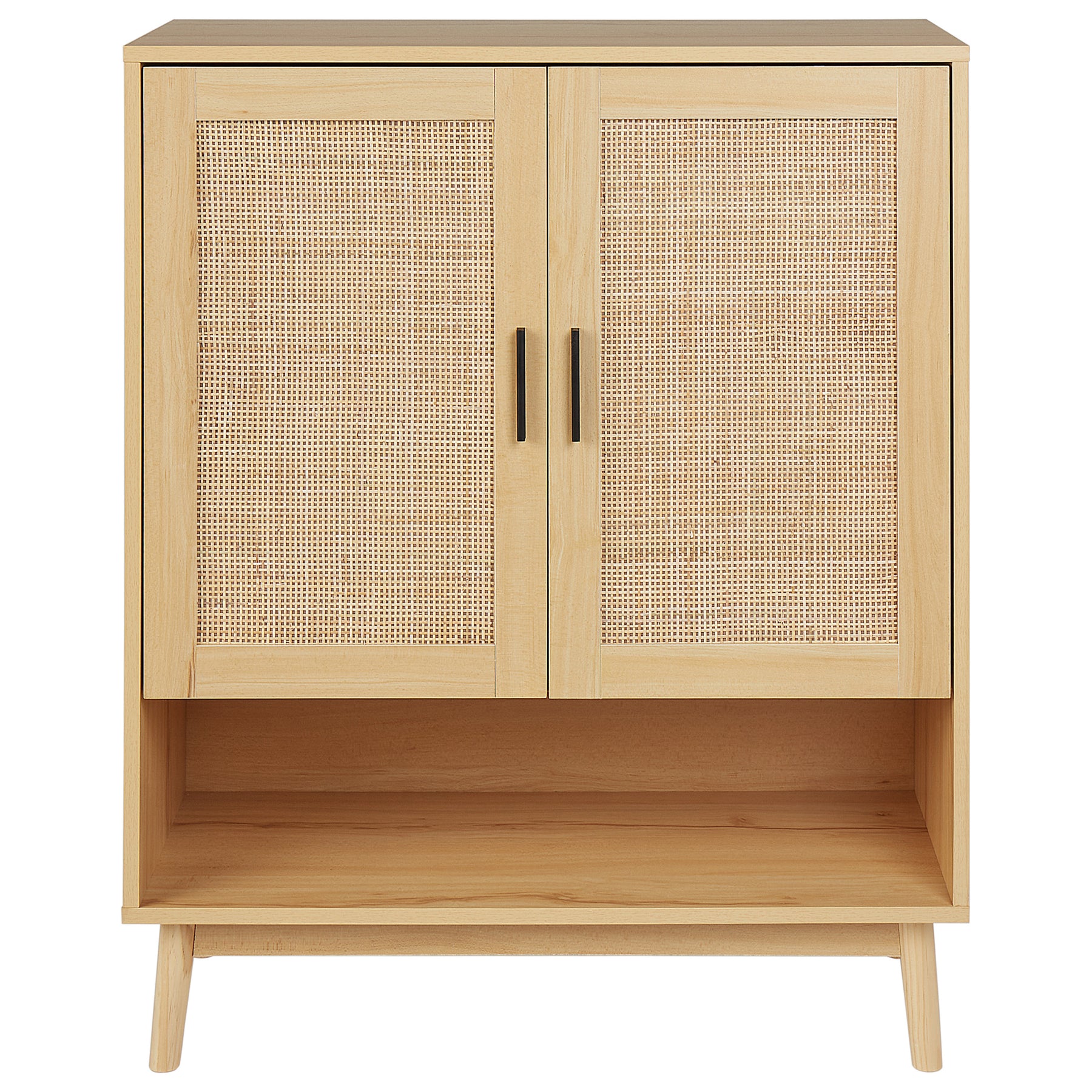 Beliani - PEROTE - Dressoir - Lichte houtkleur - Rotan