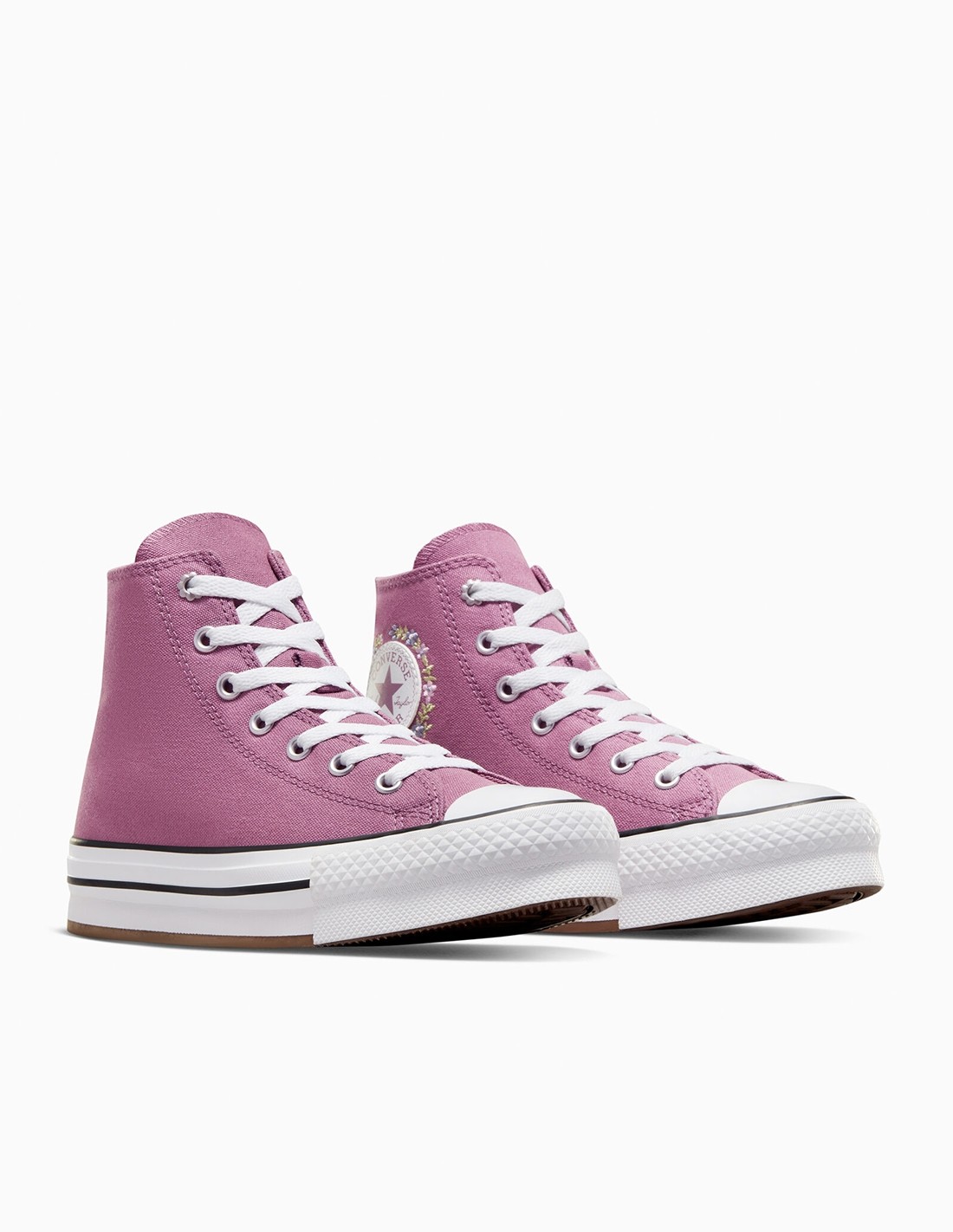 converse Sneaker femme ctas eva lift hi dreamy dahlia/white