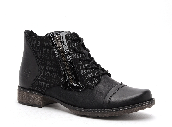 Remonte boots bottine plates femme d437807 noir