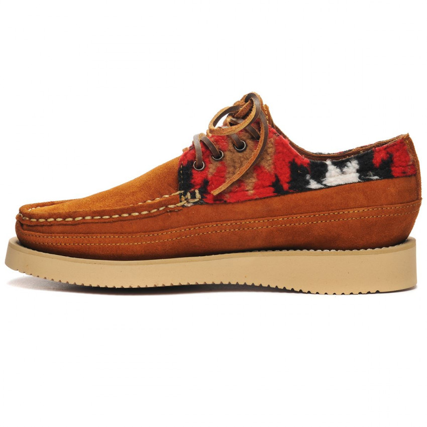 MAKWA AZTEC BROWN COGNAC NAVAJO-Mocassin en cuir pour homme
