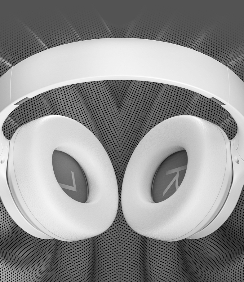 thinkplus TH40 Bluetooth 5.0 Kopfhörer On-Ear Headset mit HIFI Soundqualität   Noise Cancelling - Schwarz