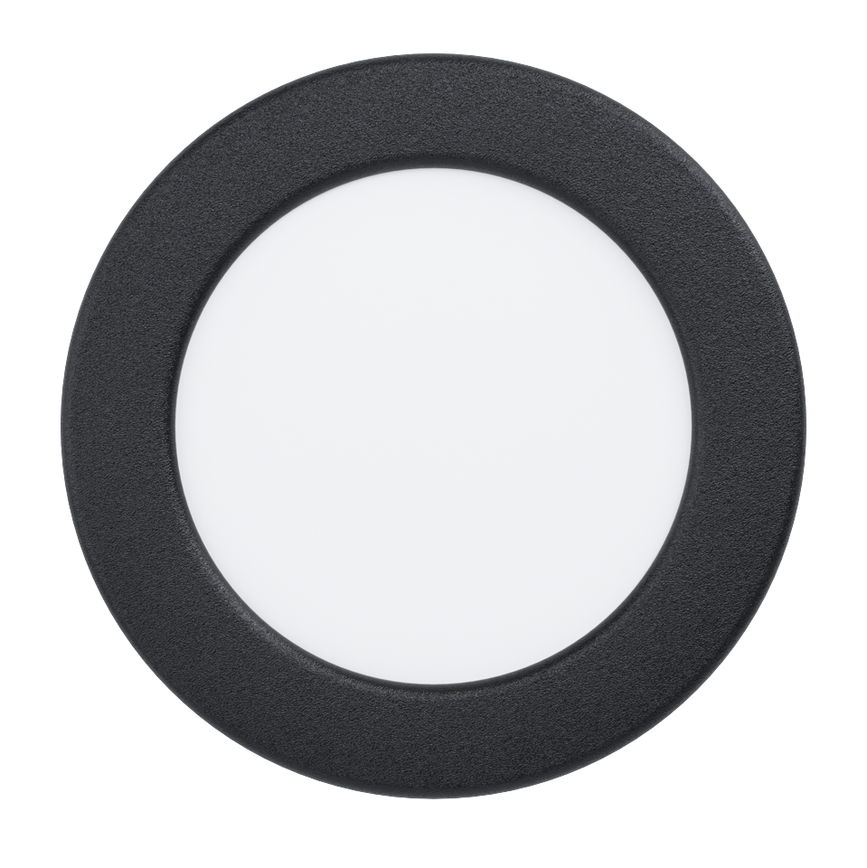 EGLO - FUEVA 5 INDBYG. \\u00d8117 5,5W 650LM SORT - 117mm diameter, 26mm height