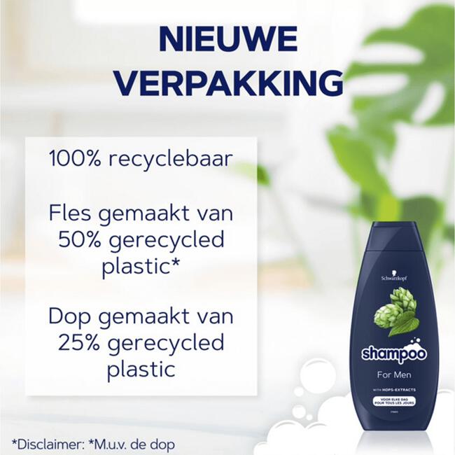 Schwarzkopf for Men Shampoo 400 ML