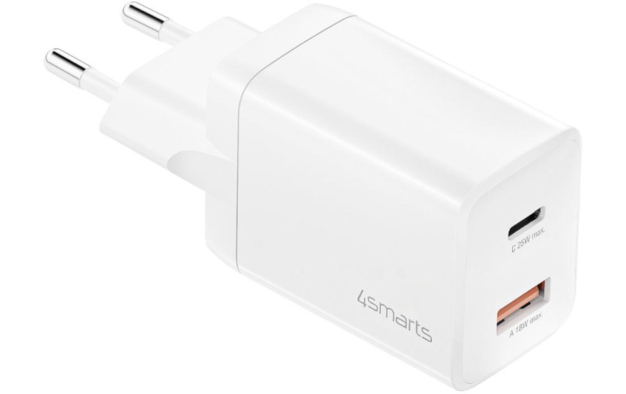 PDPlug Duos USB-C + USB-A 25WSchnellladefähiges Ladegerät mit USB-C & USB-A